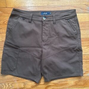 Roark Men's Cargo Shorts in Dark Brown